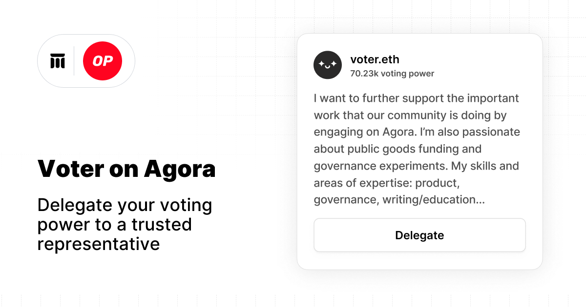 Voter on Agora